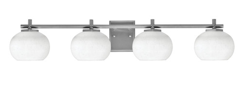 Toltec Lighting - 1214-GP-212 - Four Light Bath Bar - Franklin - Graphite