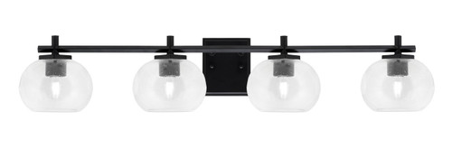 Toltec Lighting - 1214-MB-202 - Four Light Bath Bar - Franklin - Matte Black