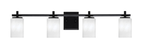Toltec Lighting - 1214-MB-3001 - Four Light Bath Bar - Franklin - Matte Black