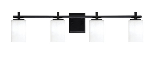 Toltec Lighting - 1214-MB-310 - Four Light Bath Bar - Franklin - Matte Black