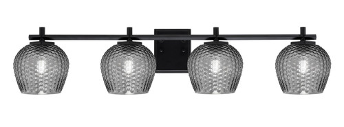 Toltec Lighting - 1214-MB-4602 - Four Light Bath Bar - Franklin - Matte Black