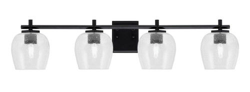Toltec Lighting - 1214-MB-4810 - Four Light Bath Bar - Franklin - Matte Black