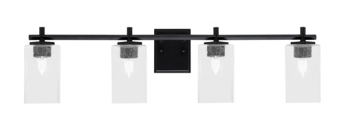 Toltec Lighting - 1214-MB-530 - Four Light Bath Bar - Franklin - Matte Black