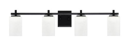 Toltec Lighting - 1214-MB-531 - Four Light Bath Bar - Franklin - Matte Black