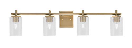 Toltec Lighting - 1214-NAB-300 - Four Light Bath Bar - Franklin - New Age Brass