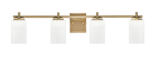 Toltec Lighting - 1214-NAB-531 - Four Light Bath Bar - Franklin - New Age Brass