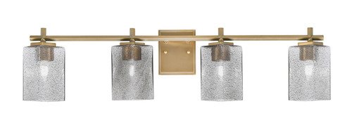 Toltec Lighting - 1214-NAB-542 - Four Light Bath Bar - Franklin - New Age Brass