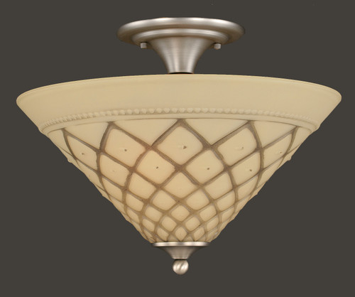 Toltec Lighting - 121-BN-718 - Semi Flushmount - Any - Brushed Nickel