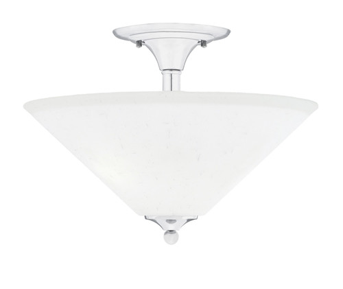 Toltec Lighting - 121-CH-318 - Two Light Semi-Flush Mount - Semi-Flushes - Chrome