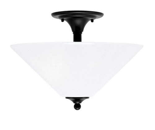 Toltec Lighting - 121-MB-2161 - Two Light Semi-Flush Mount - Semi-Flushes - Matte Black