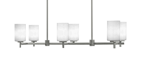 Toltec Lighting - 1226-GP-310 - Six Light Island Pendant - Franklin - Graphite