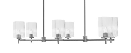 Toltec Lighting - 1226-GP-530 - Six Light Island Pendant - Franklin - Graphite