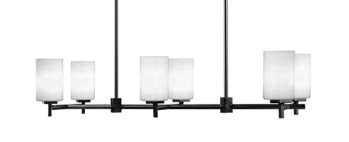 Toltec Lighting - 1226-MB-310 - Six Light Island Pendant - Franklin - Matte Black