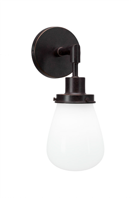 Toltec Lighting - 1231-DG-470 - One Light Wall Sconce - Meridian - Dark Granite