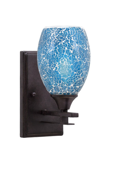 Toltec Lighting - 131-DG-5055 - One Light Wall Sconce - Uptowne - Dark Granite