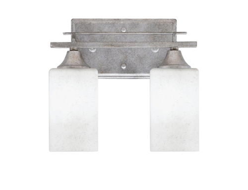 Toltec Lighting - 132-AS-531 - Two Light Bath Bar - Uptowne - Aged Silver