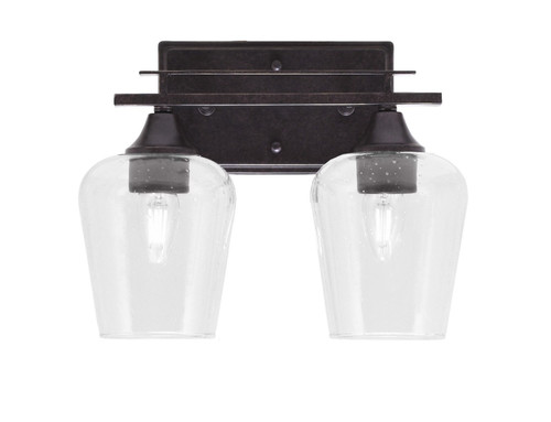 Toltec Lighting - 132-DG-210 - Two Light Bath Bar - Uptowne - Dark Granite