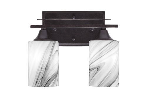 Toltec Lighting - 132-DG-3009 - Two Light Bath Bar - Uptowne - Dark Granite
