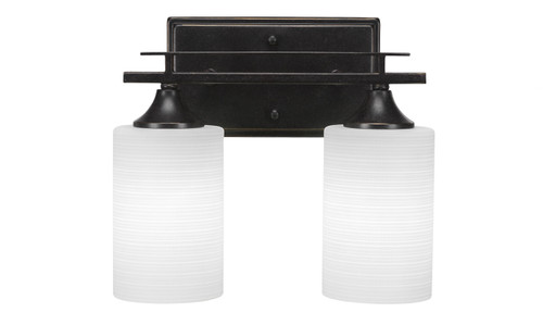 Toltec Lighting - 132-DG-4061 - Two Light Bath Bar - Uptowne - Dark Granite