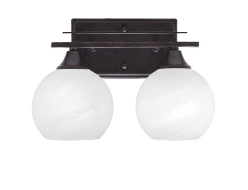 Toltec Lighting - 132-DG-4101 - Two Light Bath Bar - Uptowne - Dark Granite