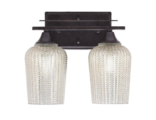 Toltec Lighting - 132-DG-4253 - Two Light Bath Bar - Uptowne - Dark Granite