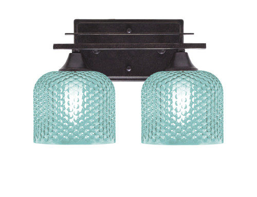 Toltec Lighting - 132-DG-4615 - Two Light Bath Bar - Uptowne - Dark Granite