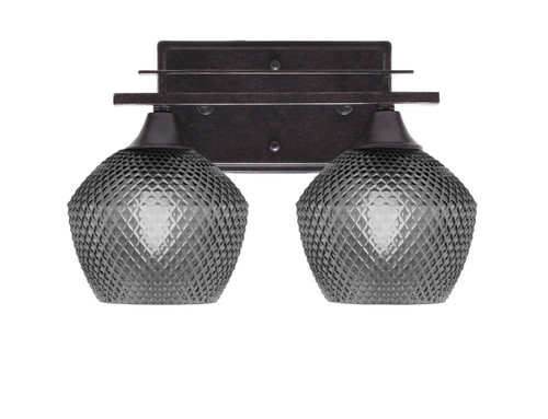 Toltec Lighting - 132-DG-4622 - Two Light Bath Bar - Uptowne - Dark Granite