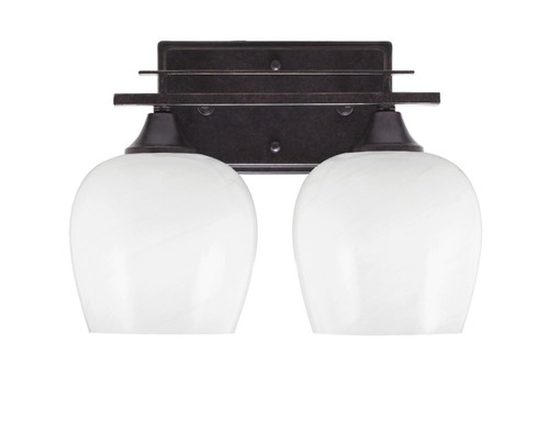 Toltec Lighting - 132-DG-4811 - Two Light Bath Bar - Uptowne - Dark Granite