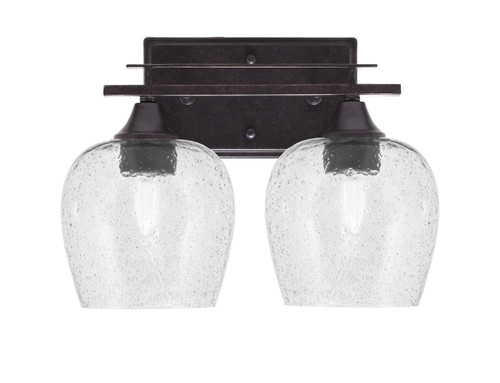 Toltec Lighting - 132-DG-4812 - Two Light Bath Bar - Uptowne - Dark Granite