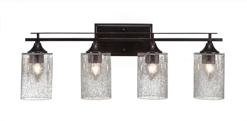 Toltec Lighting - 134-DG-300 - Four Light Bath Bar - Uptowne - Dark Granite