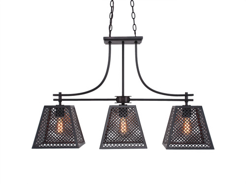 Toltec Lighting - 1463-ES-LED18A - LED Island Pendant - Corbello - Espresso