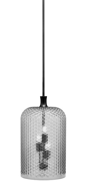 Toltec Lighting - 14-MB-4212 - Three Light Pendant - Zola - Matte Black