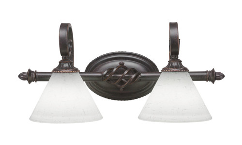 Toltec Lighting - 162-DG-312 - Two Light Bath Bar - Eleganté - Dark Granite