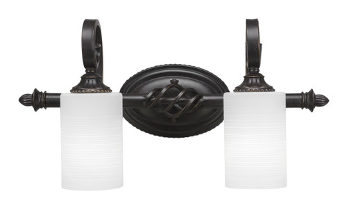 Toltec Lighting - 162-DG-4061 - Two Light Bath Bar - Eleganté - Dark Granite