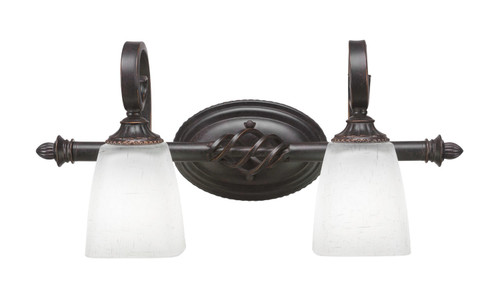 Toltec Lighting - 162-DG-460 - Two Light Bath Bar - Eleganté - Dark Granite