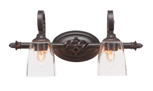Toltec Lighting - 162-DG-461 - Two Light Bath Bar - Eleganté - Dark Granite