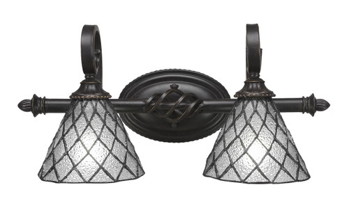 Toltec Lighting - 162-DG-9185 - Two Light Bath Bar - Eleganté - Dark Granite