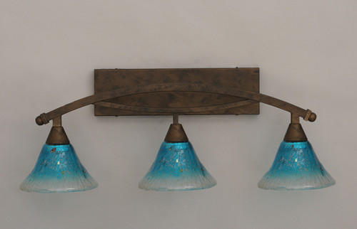 Toltec Lighting - 173-BRZ-458 - Three Light Bath Bar - Bow - Bronze