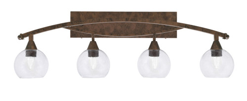 Toltec Lighting - 174-BRZ-4100 - Four Light Bath Bar - Bow - Bronze