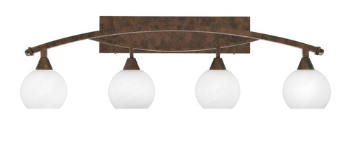 Toltec Lighting - 174-BRZ-4101 - Four Light Bath Bar - Bow - Bronze