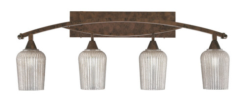 Toltec Lighting - 174-BRZ-4253 - Four Light Bath Bar - Bow - Bronze
