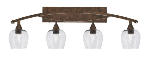 Toltec Lighting - 174-BRZ-4812 - Four Light Bath Bar - Bow - Bronze