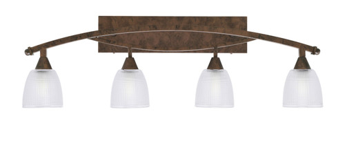 Toltec Lighting - 174-BRZ-500 - Four Light Bath Bar - Bow - Bronze