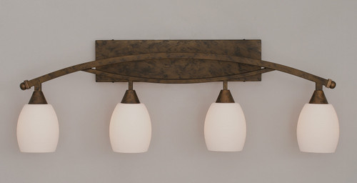 Toltec Lighting - 174-BRZ-615 - Four Light Bath Bar - Bow - Bronze