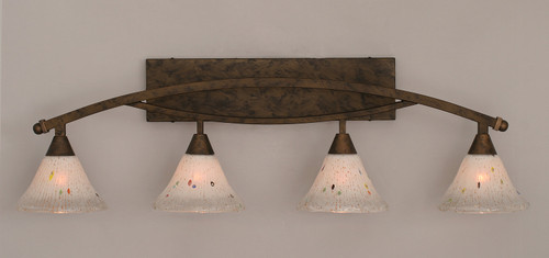Toltec Lighting - 174-BRZ-751 - Four Light Bath Bar - Bow - Bronze