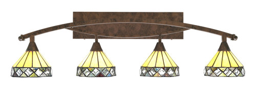 Toltec Lighting - 174-BRZ-9405 - Four Light Bath Bar - Bow - Bronze