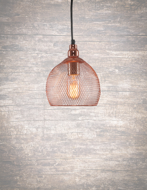 Toltec Lighting - 1802-CP-AT14 - One Light Pendant - Plexus - Copper
