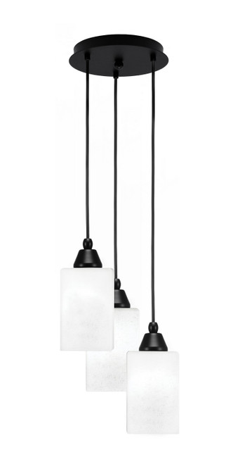 Toltec Lighting - 1816-MB-531 - Three Light Pendalier - Array - Matte Black