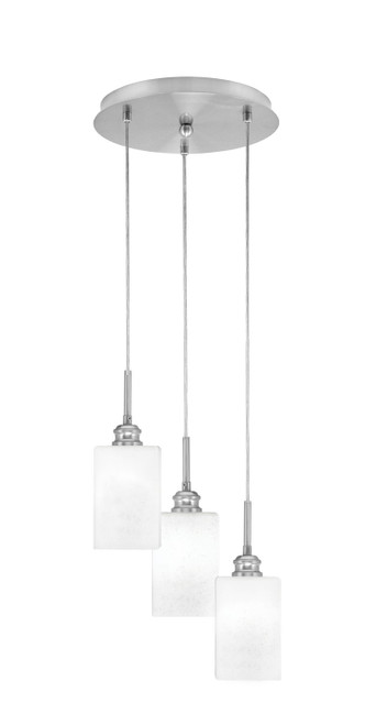 Toltec Lighting - 1818-BN-531 - Three Light Pendalier - Array - Brushed Nickel