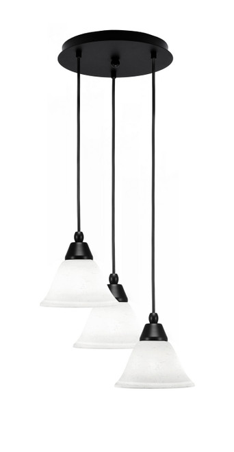 Toltec Lighting - 1818-MB-311 - Three Light Pendalier - Array - Brushed Nickel